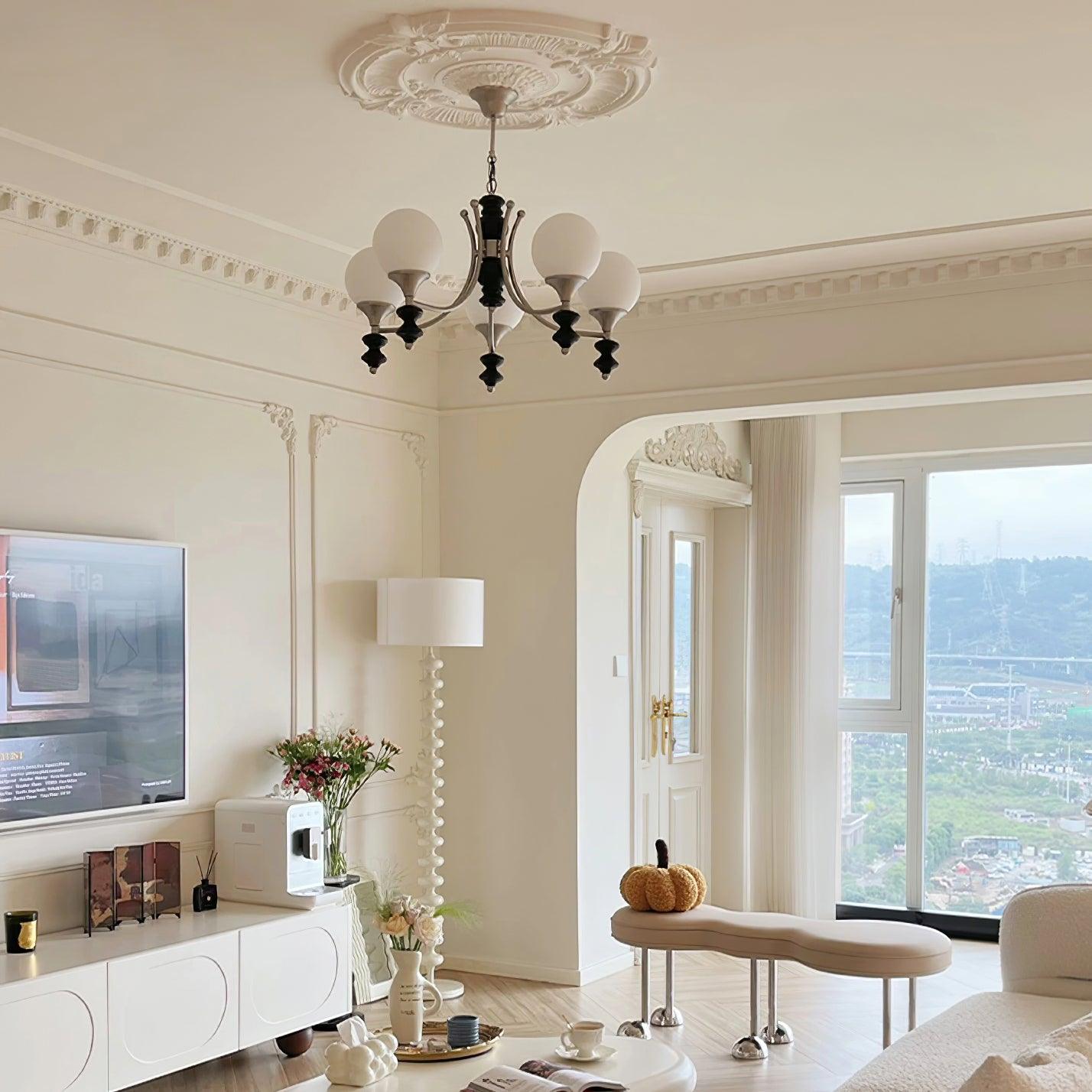 Tina Wooden Chandelier - Lumpaz