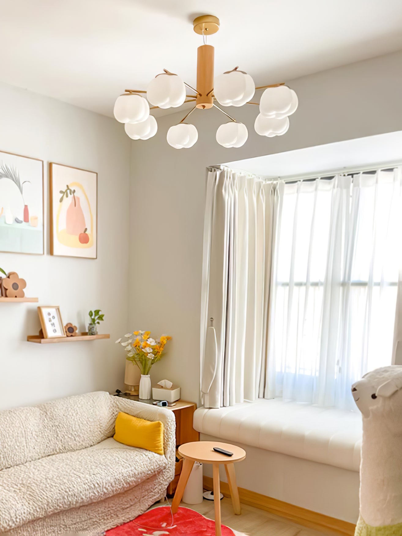 Cotton Balls Chandelier - Lumpaz