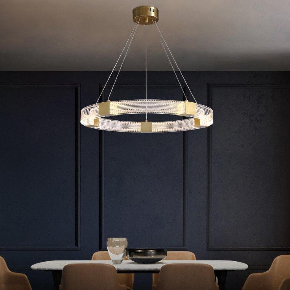 Parallel Ring LED Chandelier - Lumpaz