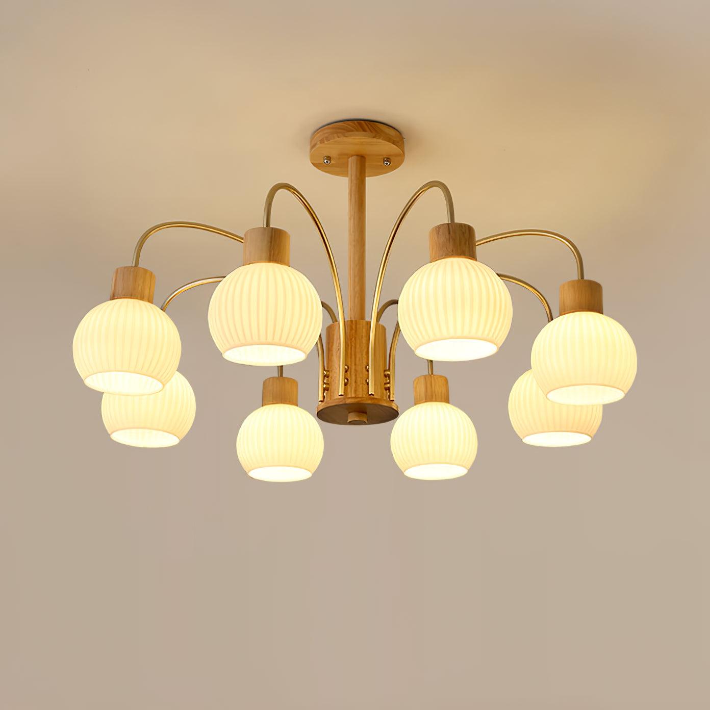 Donnelly Wooden Chandelier - Lumpaz