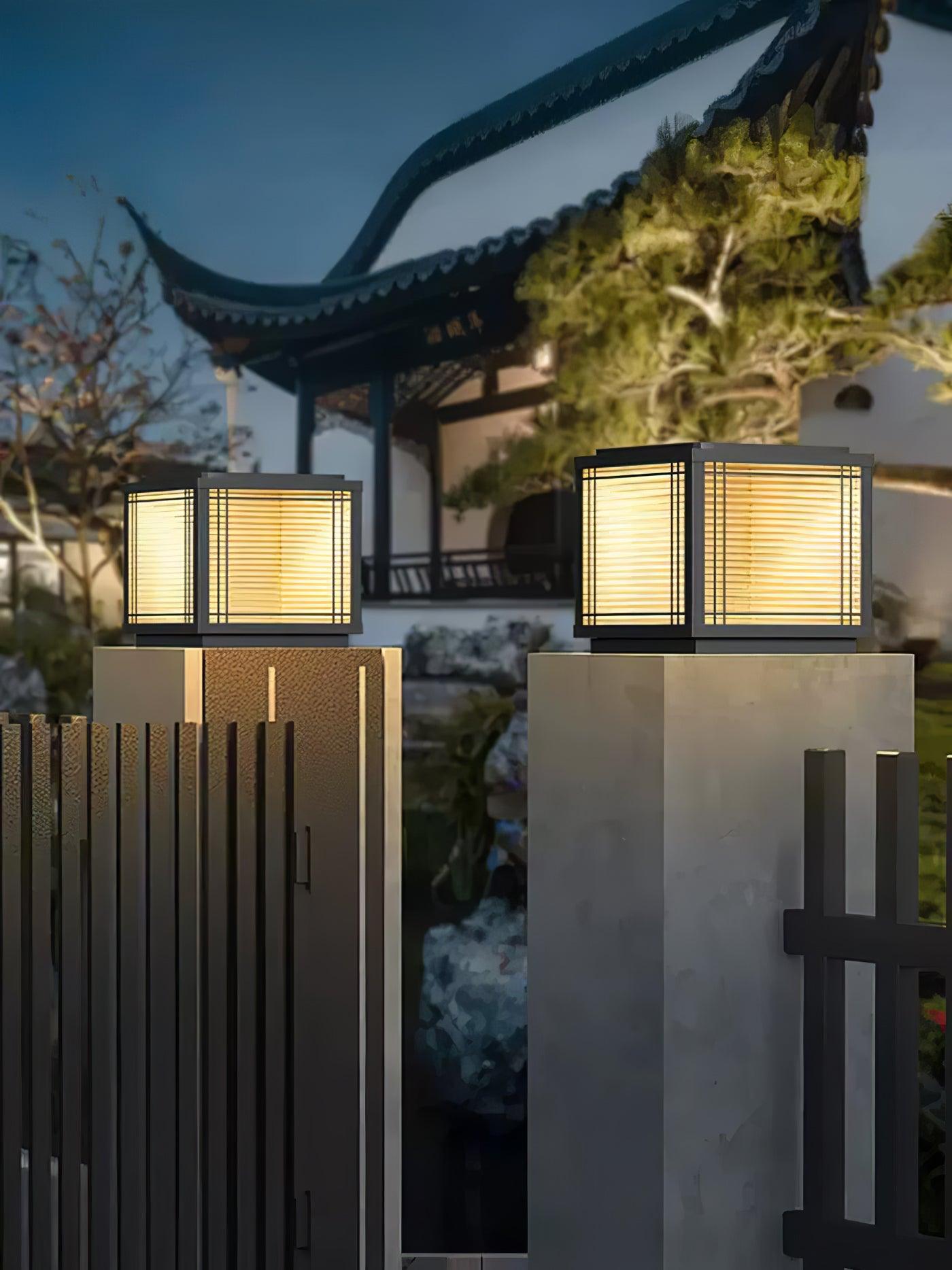 Deck Solar Outdoor Post Light - Lumpaz