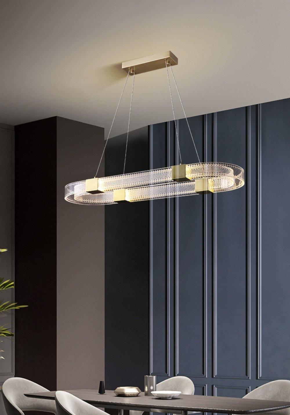 Parallel Ring LED Chandelier - Lumpaz