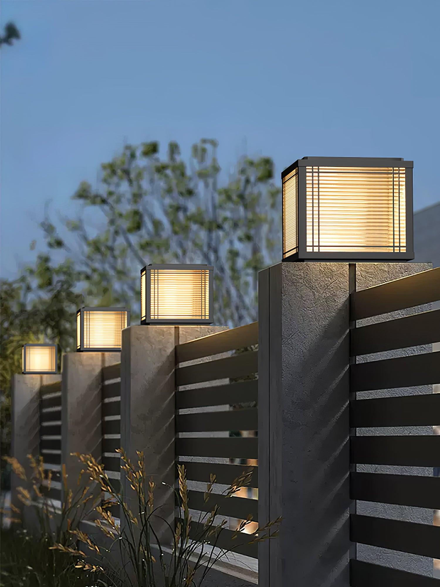Deck Solar Outdoor Post Light - Lumpaz