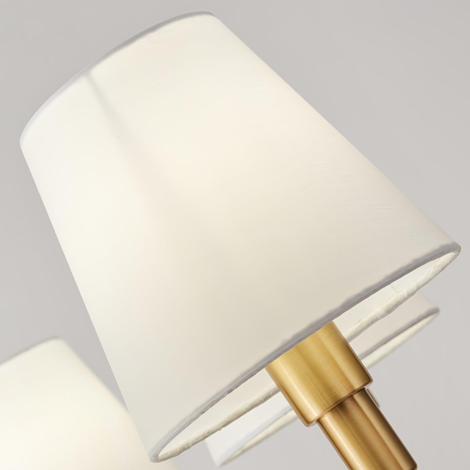 Meridian Mid Century Brass Chandelier - Lumpaz