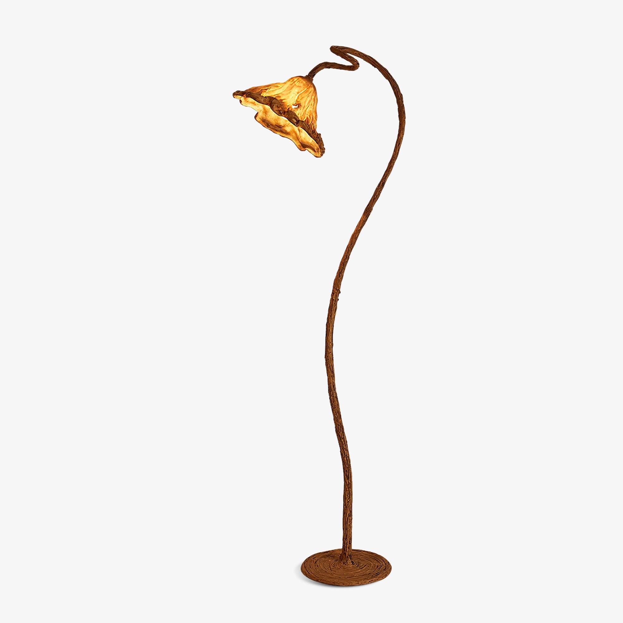 Artistic Lotus Leaf Floor Lamp - Lumpaz
