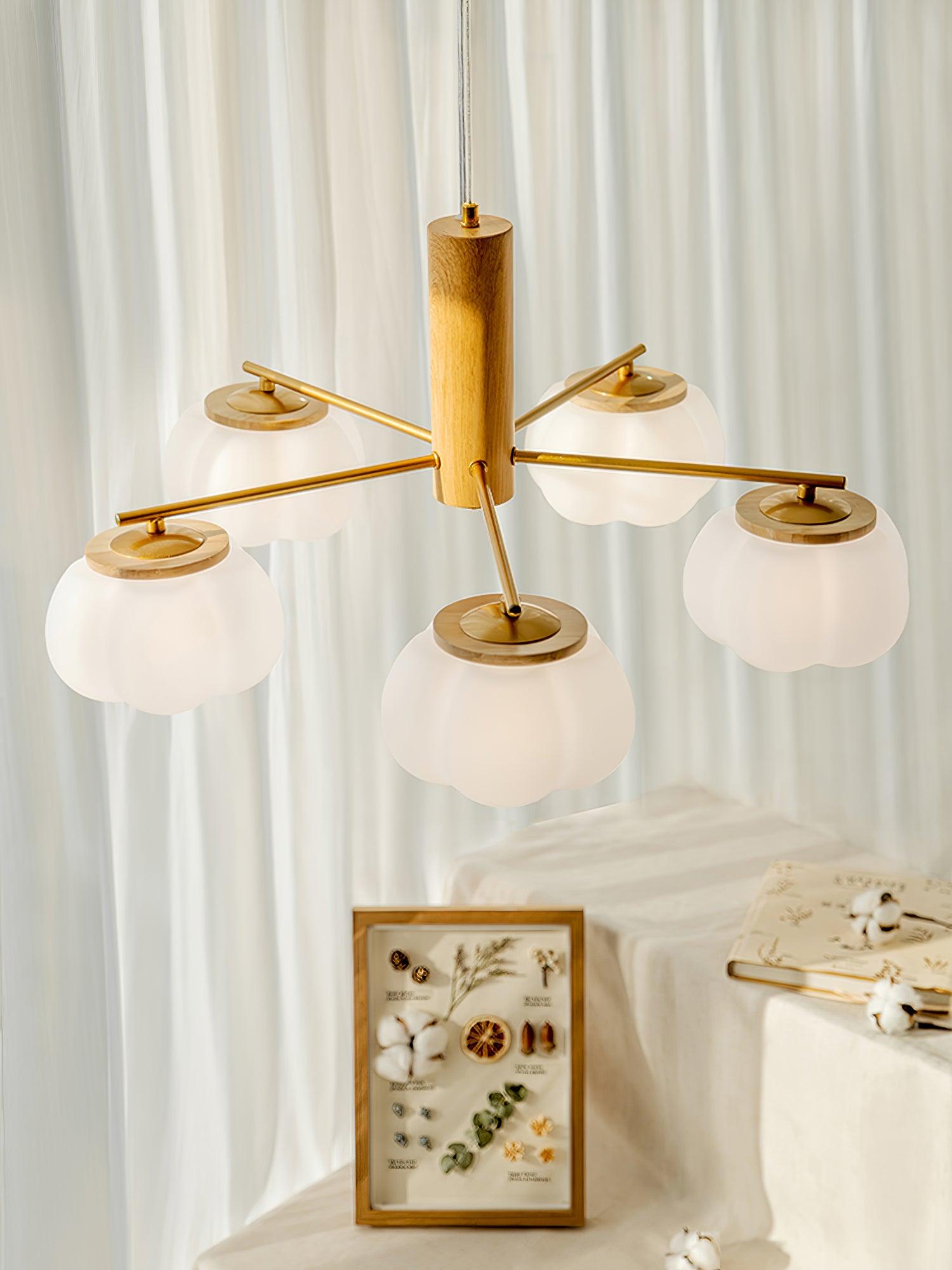 Cotton Balls Chandelier - Lumpaz