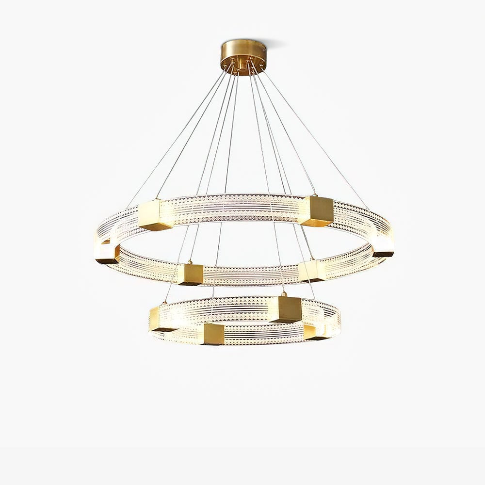 Parallel Ring LED Chandelier - Lumpaz