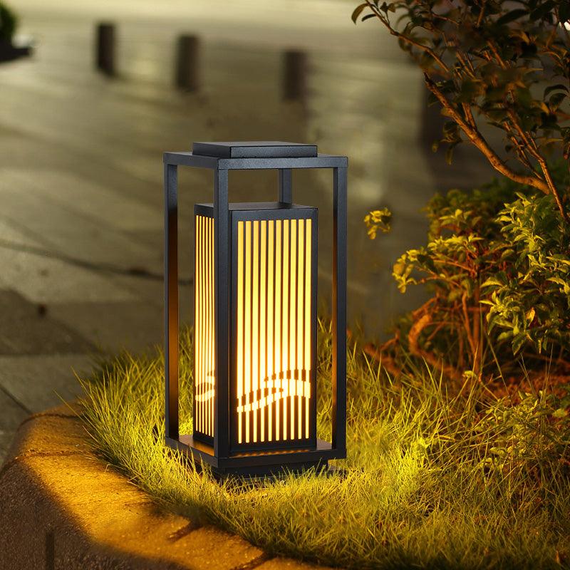 Modern Square Cage Garden Light - Lumpaz