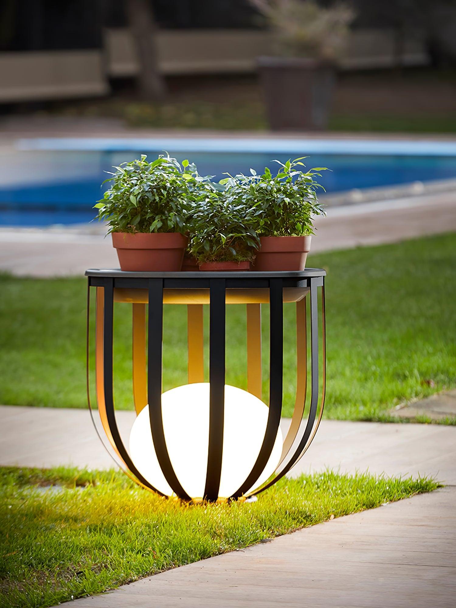 Bols Outdoor Garden Lamp with Solar Panel - Lumpaz