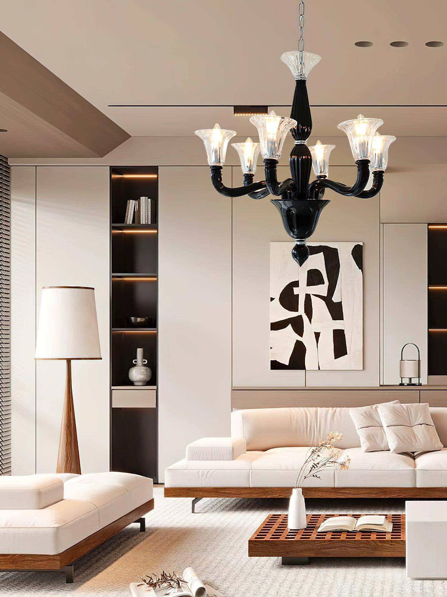 Murano Candle Chandelier - Lumpaz