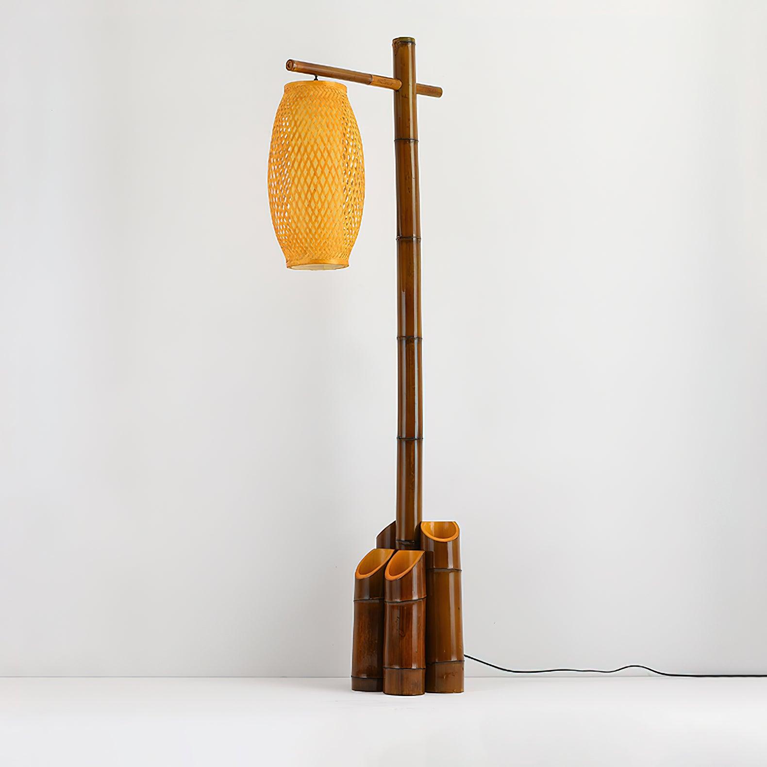 Zen Bamboo Tube Floor Lamp - Lumpaz