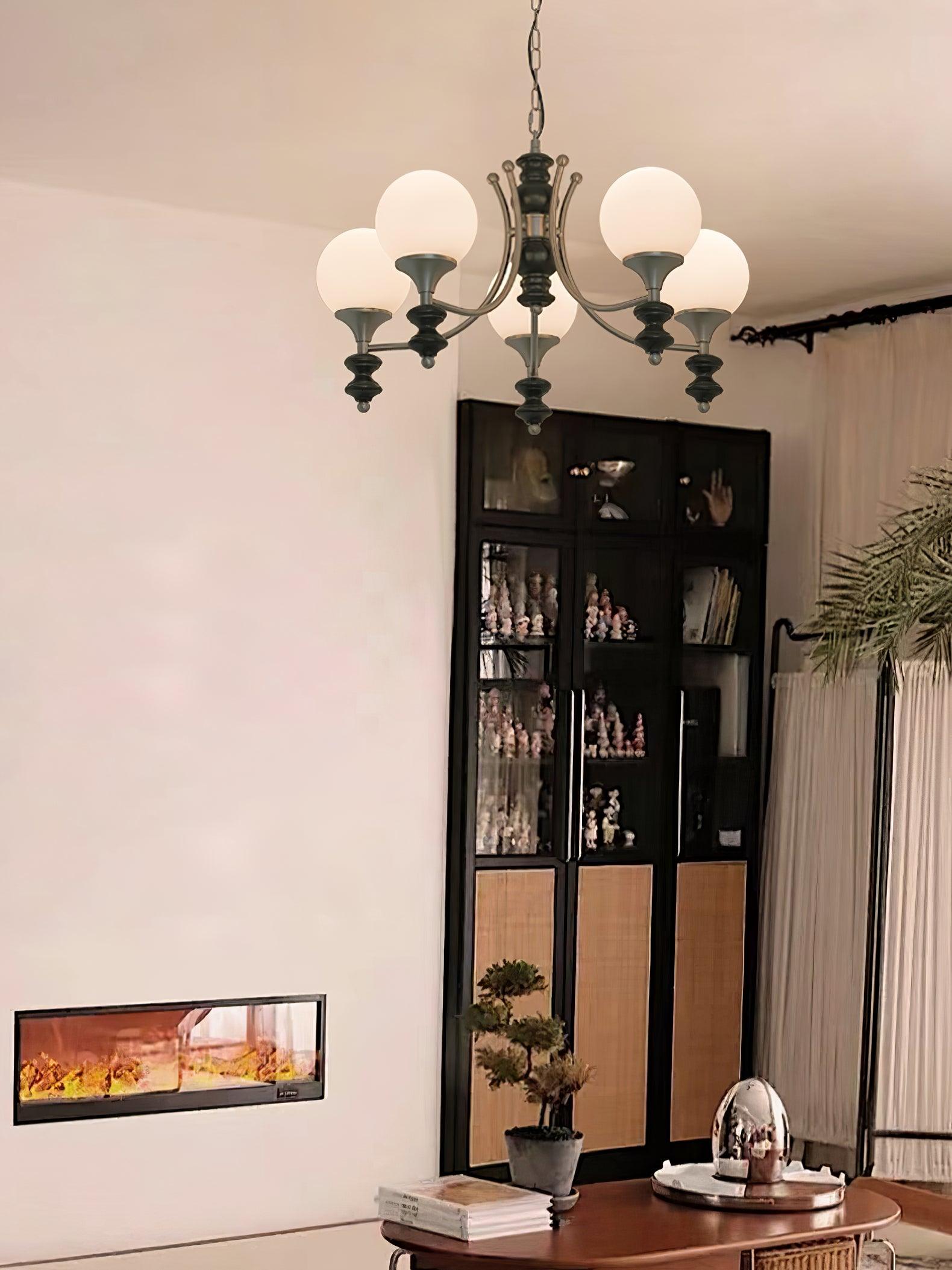 Tina Wooden Chandelier - Lumpaz