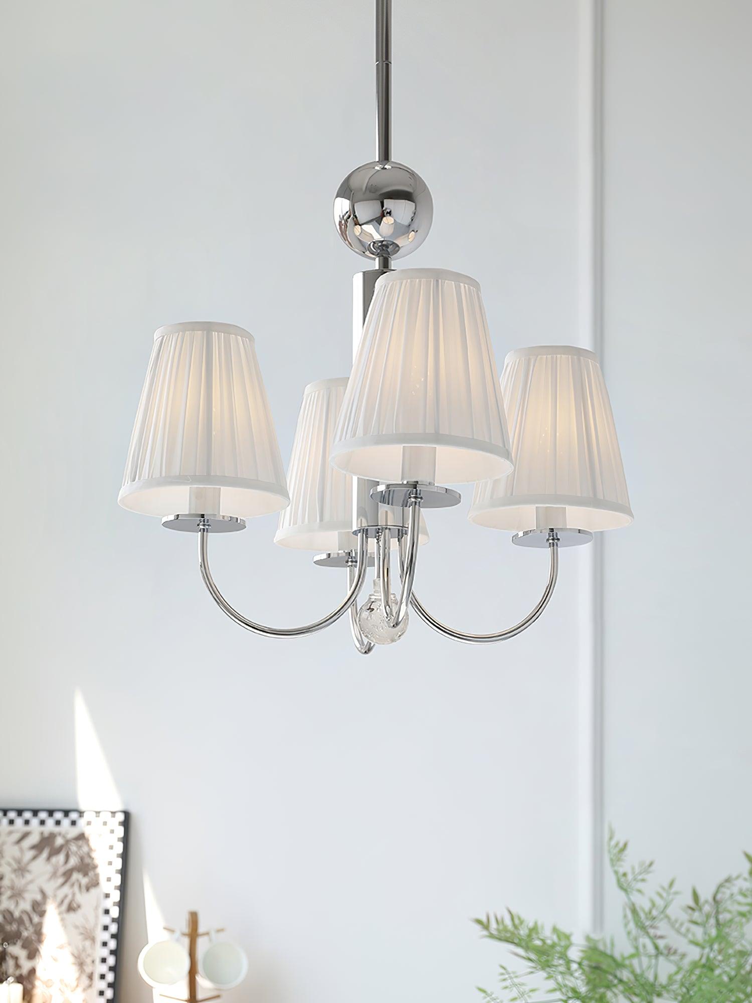 Simplicity Chrome Chandelier - Lumpaz