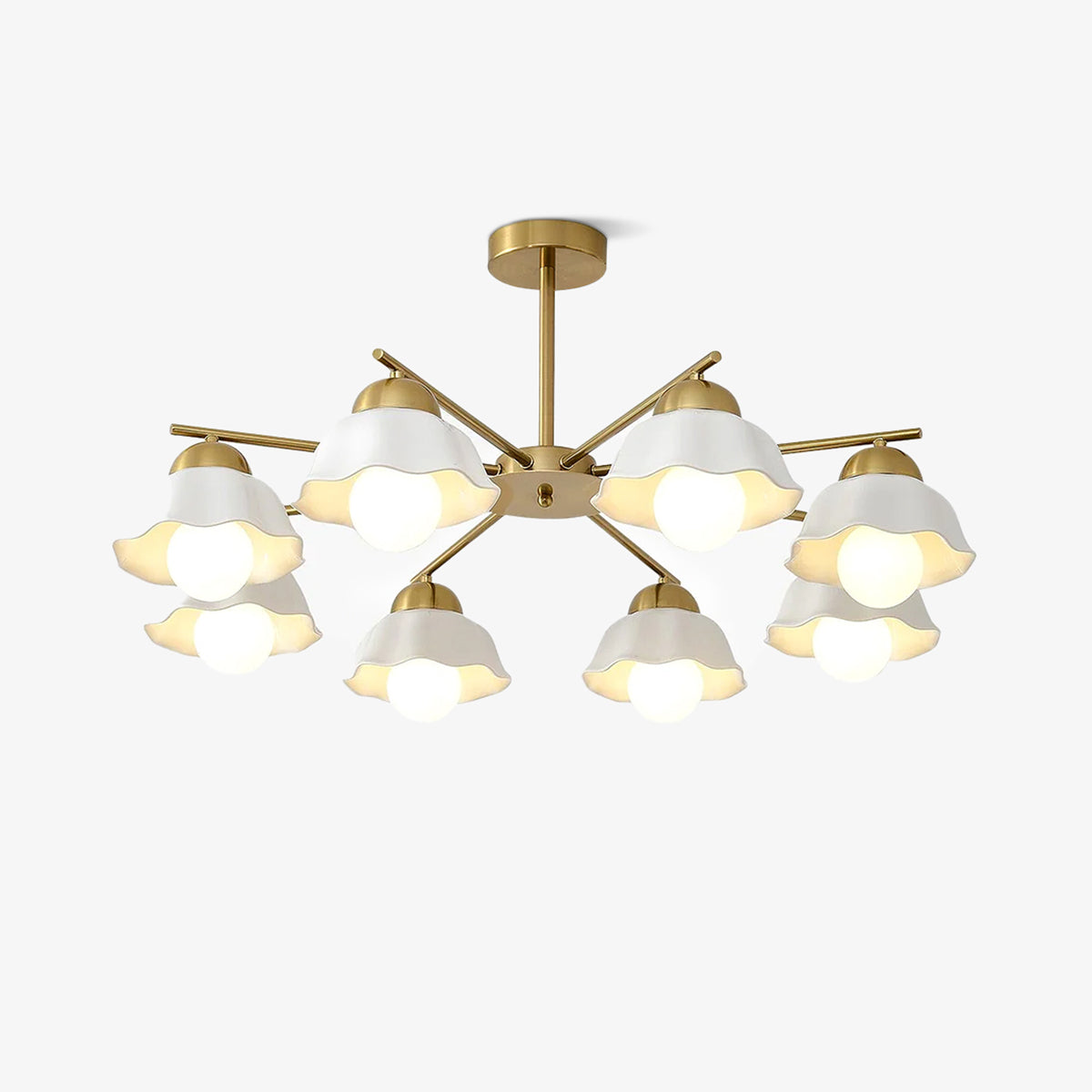 Flower Shade Chandelier - Lumpaz