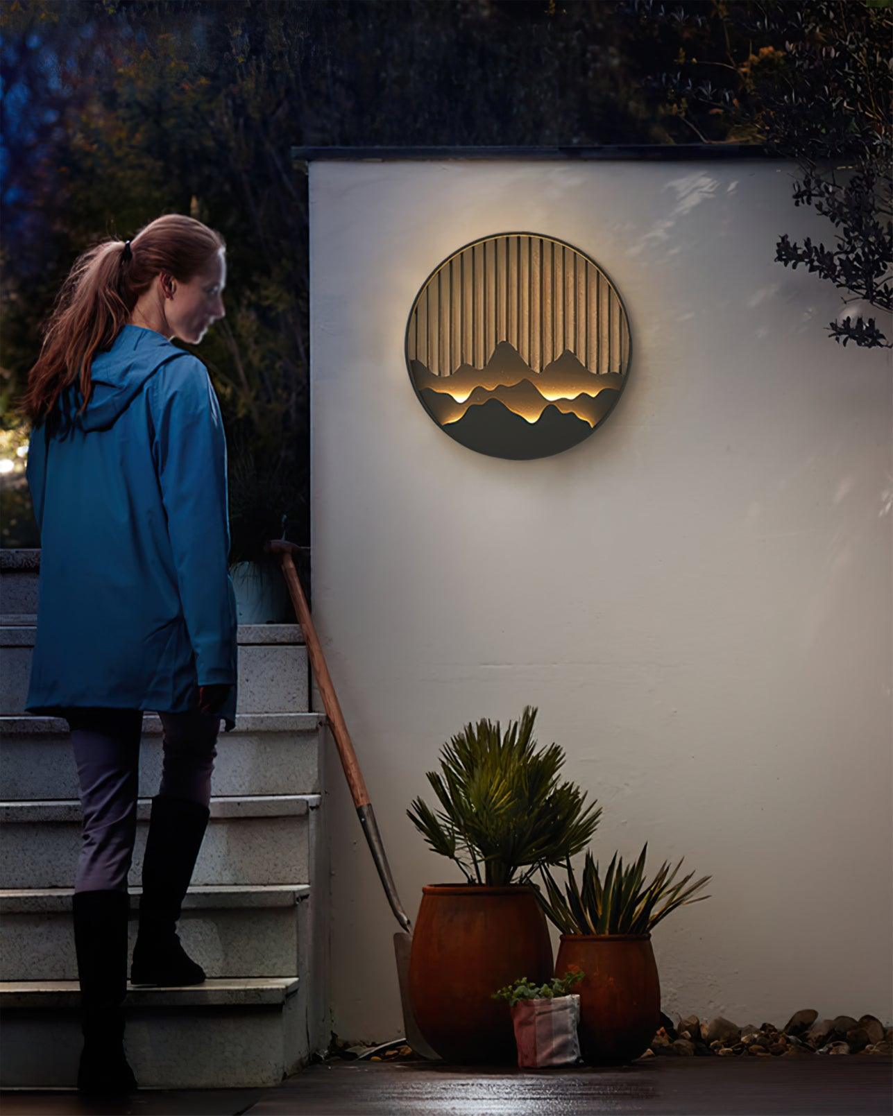 Mountain Outdoor Wall Lamp - Lumpaz