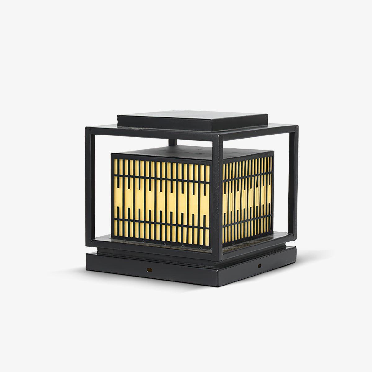 Window Grille Outdoor Post Light - Lumpaz
