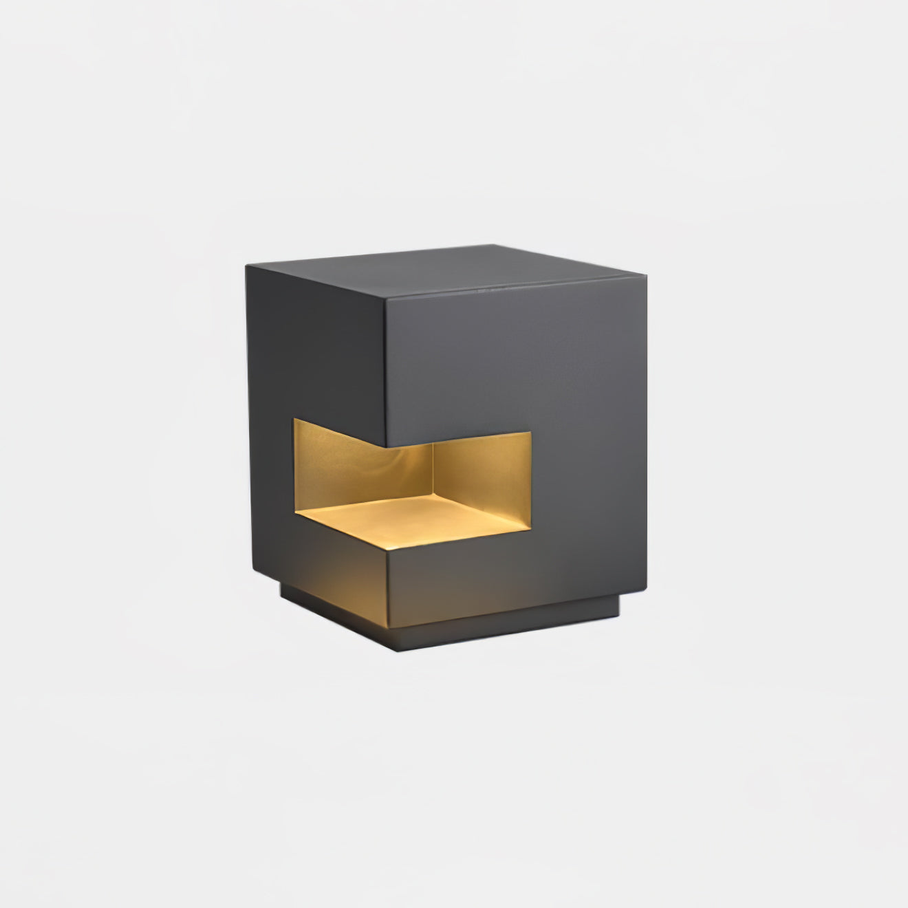 Regular Cube Solar Power Post Light - Lumpaz