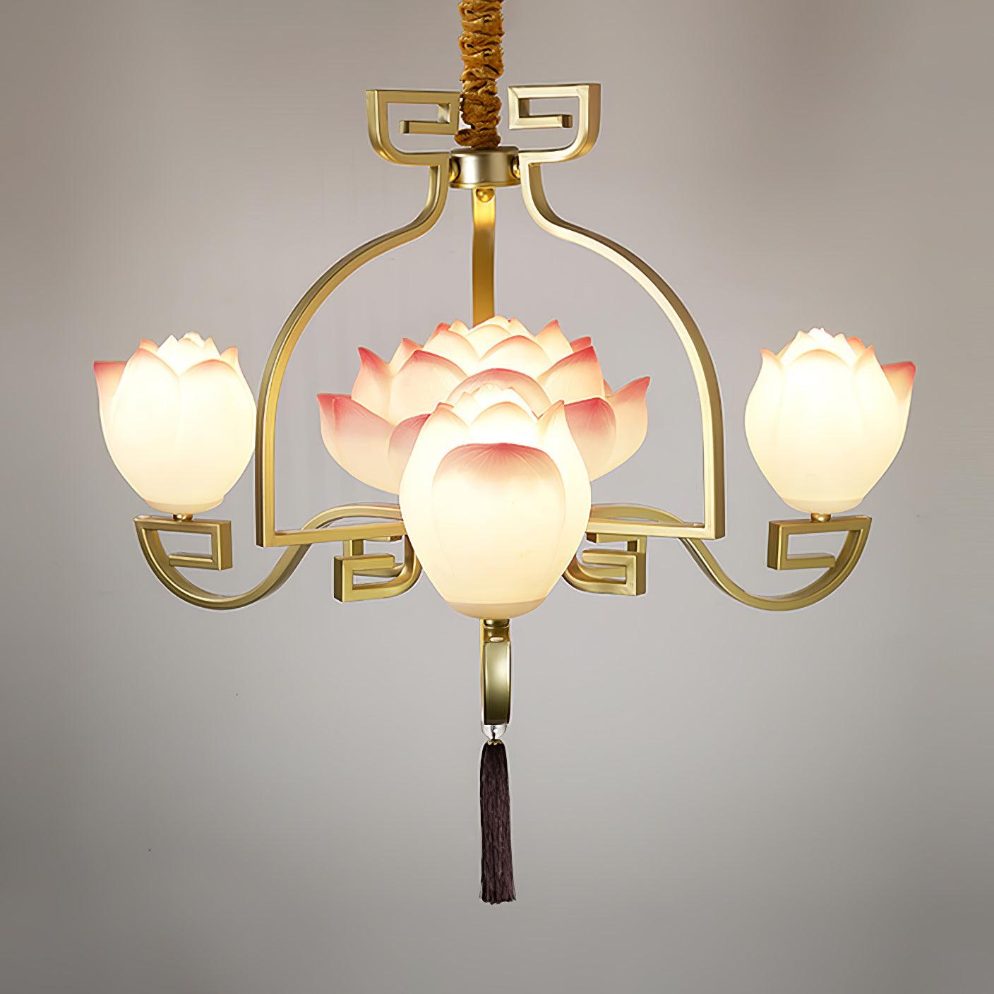 Lotus Bloom Chandelier - Lumpaz