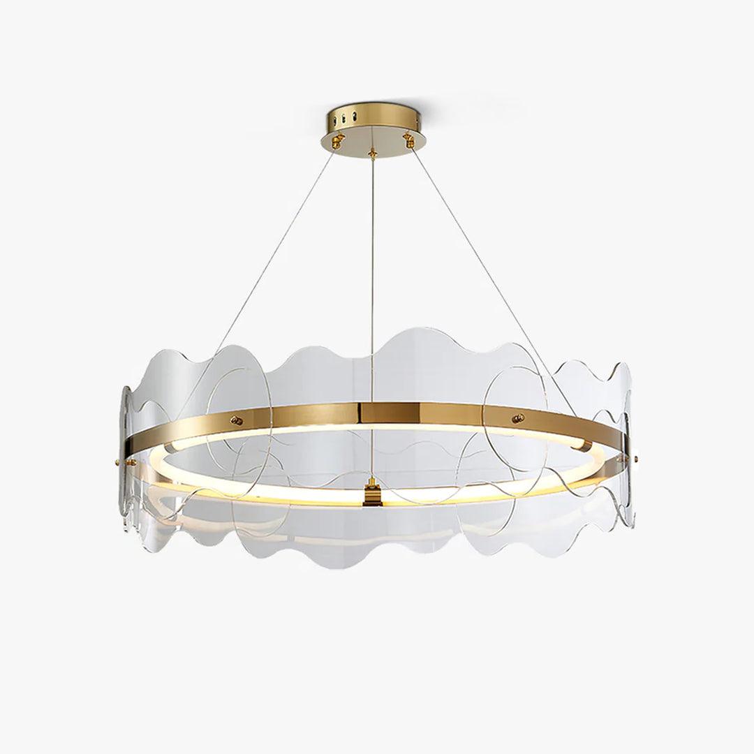 Acrylic Wave Chandelier - Lumpaz