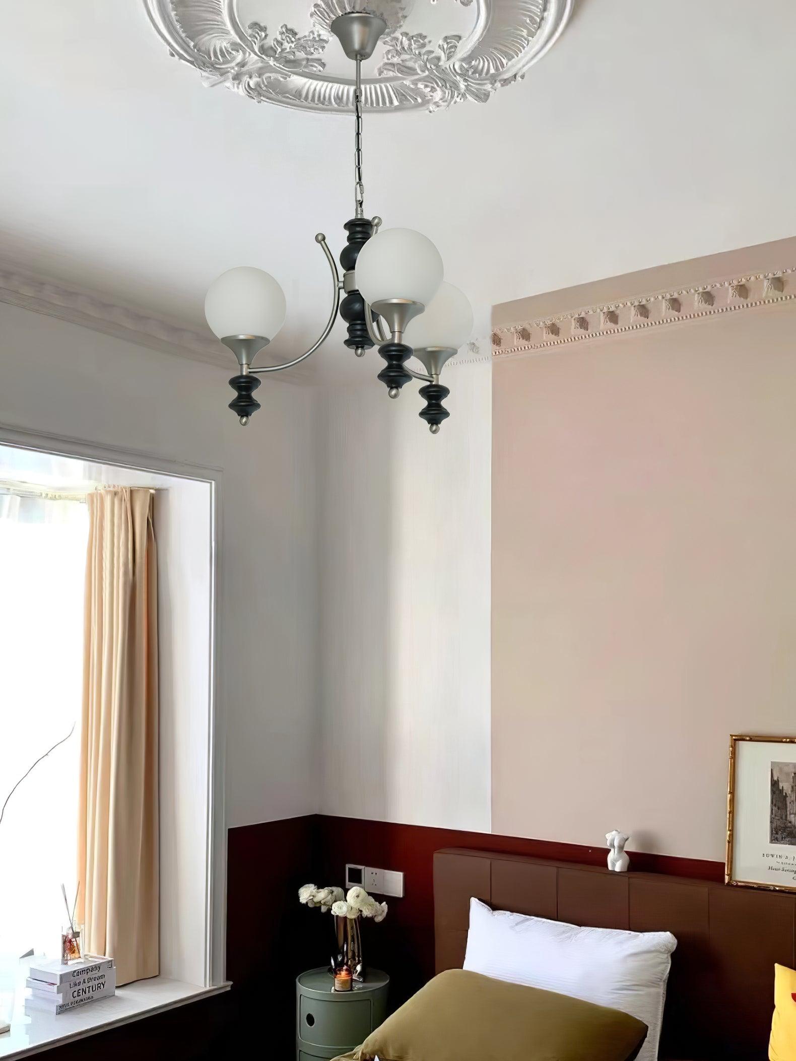 Tina Wooden Chandelier - Lumpaz