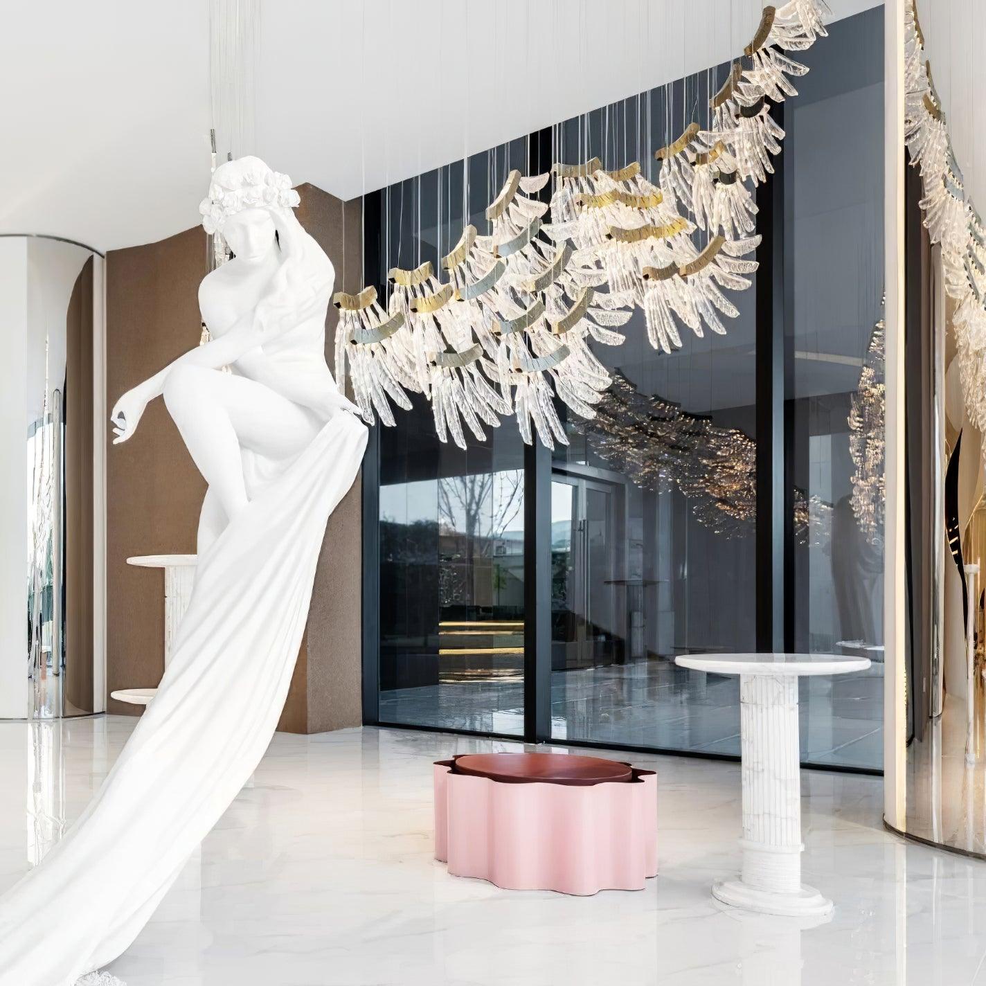 Tiered Palmette Chandelier - Lumpaz