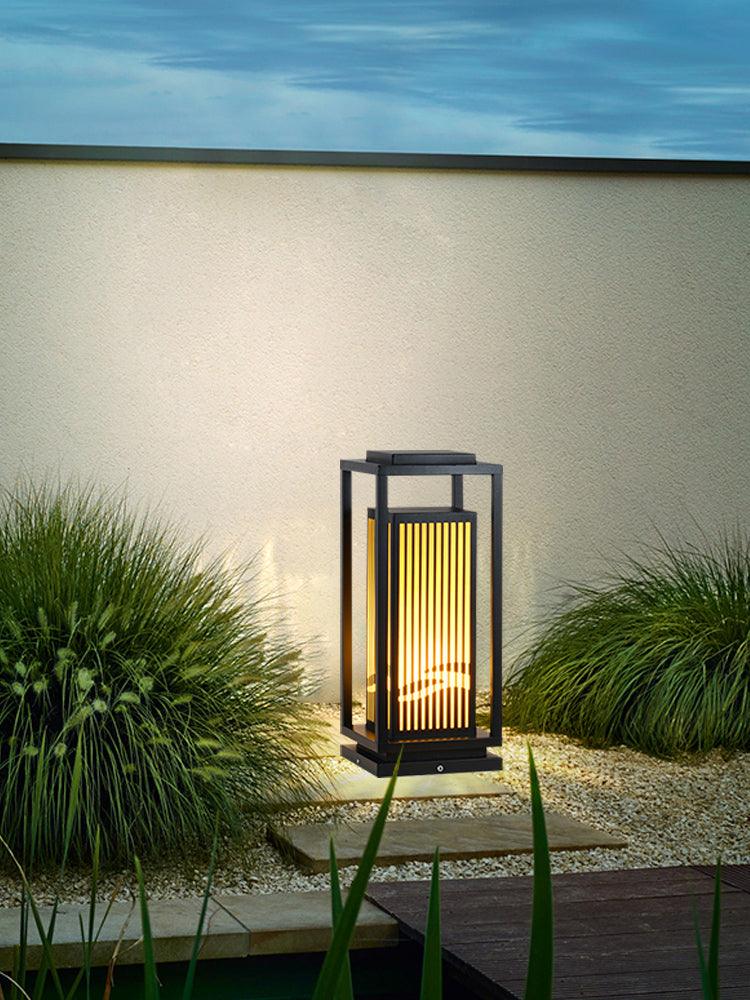 Modern Square Cage Garden Light - Lumpaz