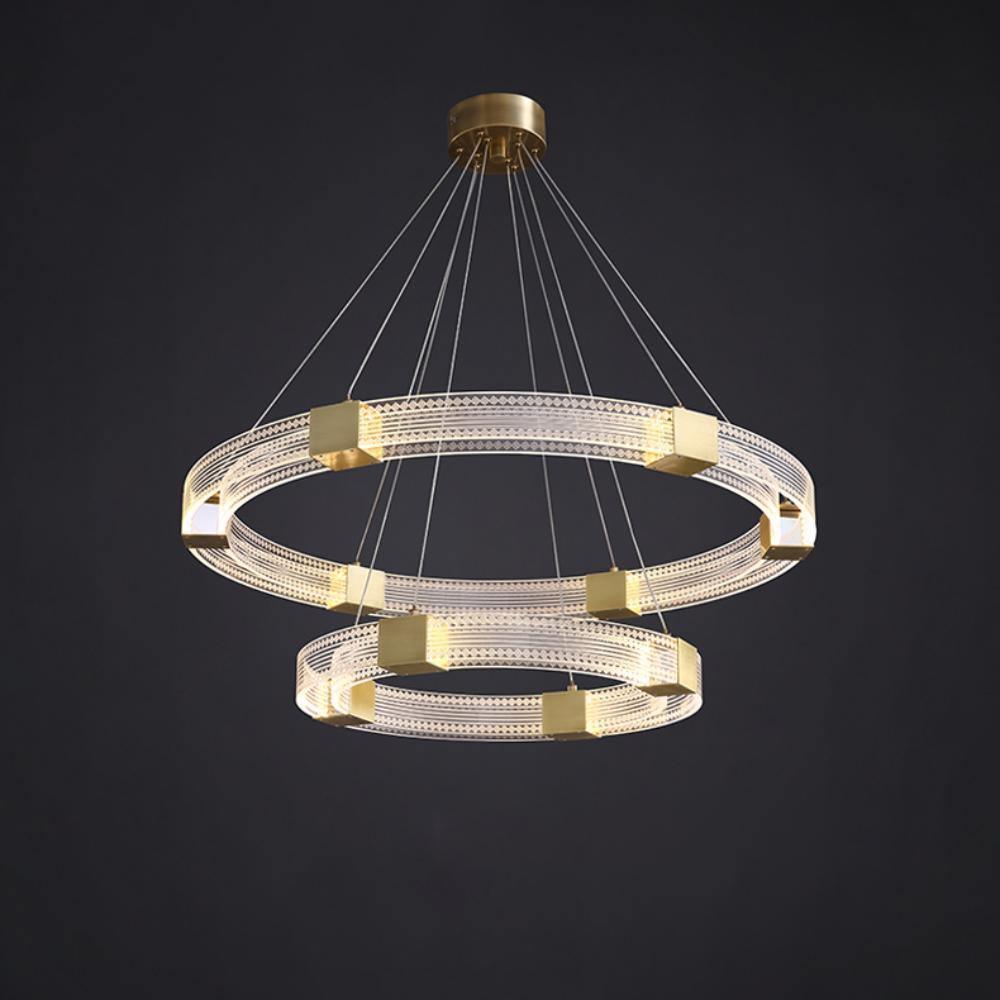 Parallel Ring LED Chandelier - Lumpaz
