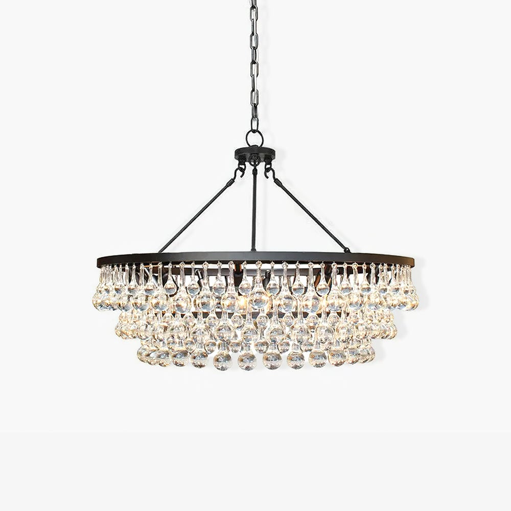 Unique Tiered Crystal Chandelier - Lumpaz