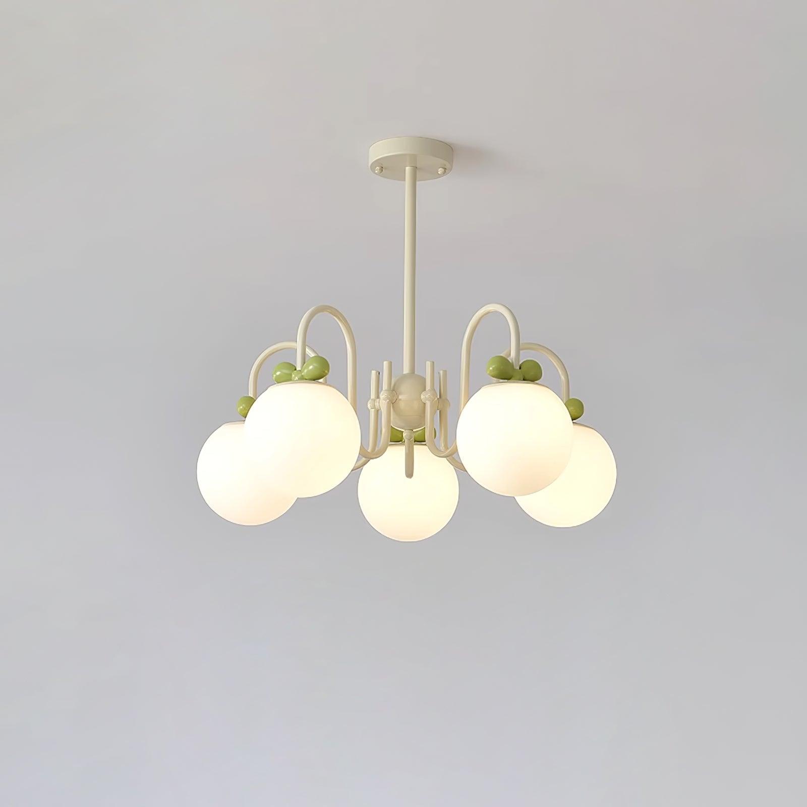 Cream Cherry Chandelier - Lumpaz