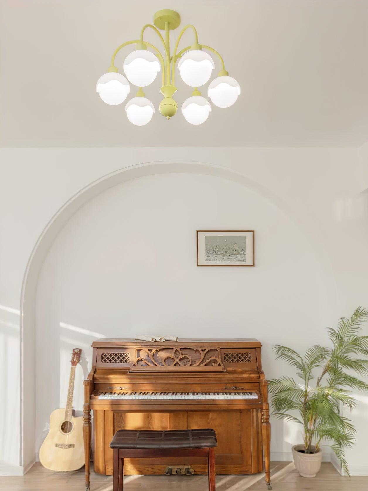 Creamy Lychee Matcha Chandelier - Lumpaz