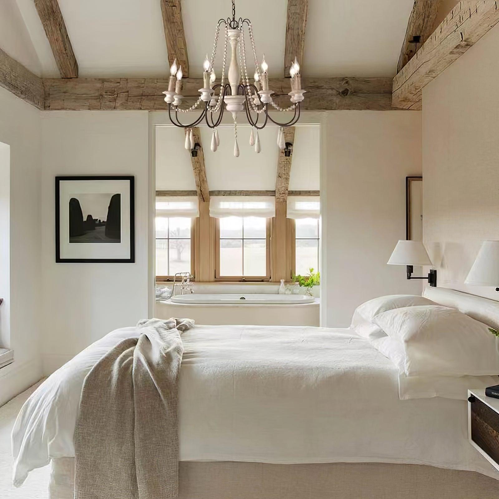 Candle Style Beaded Chandelier - Lumpaz