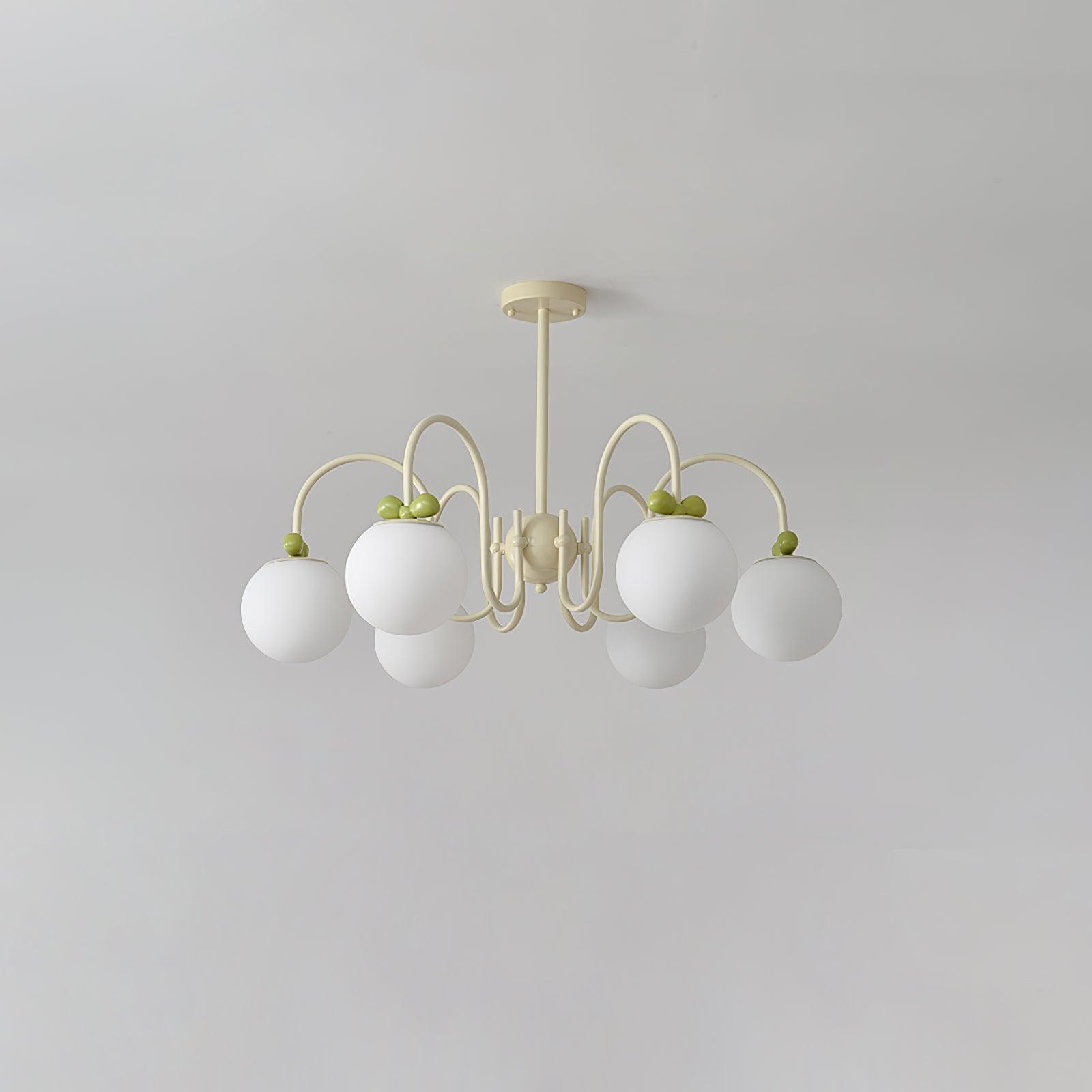Cream Cherry Chandelier - Lumpaz