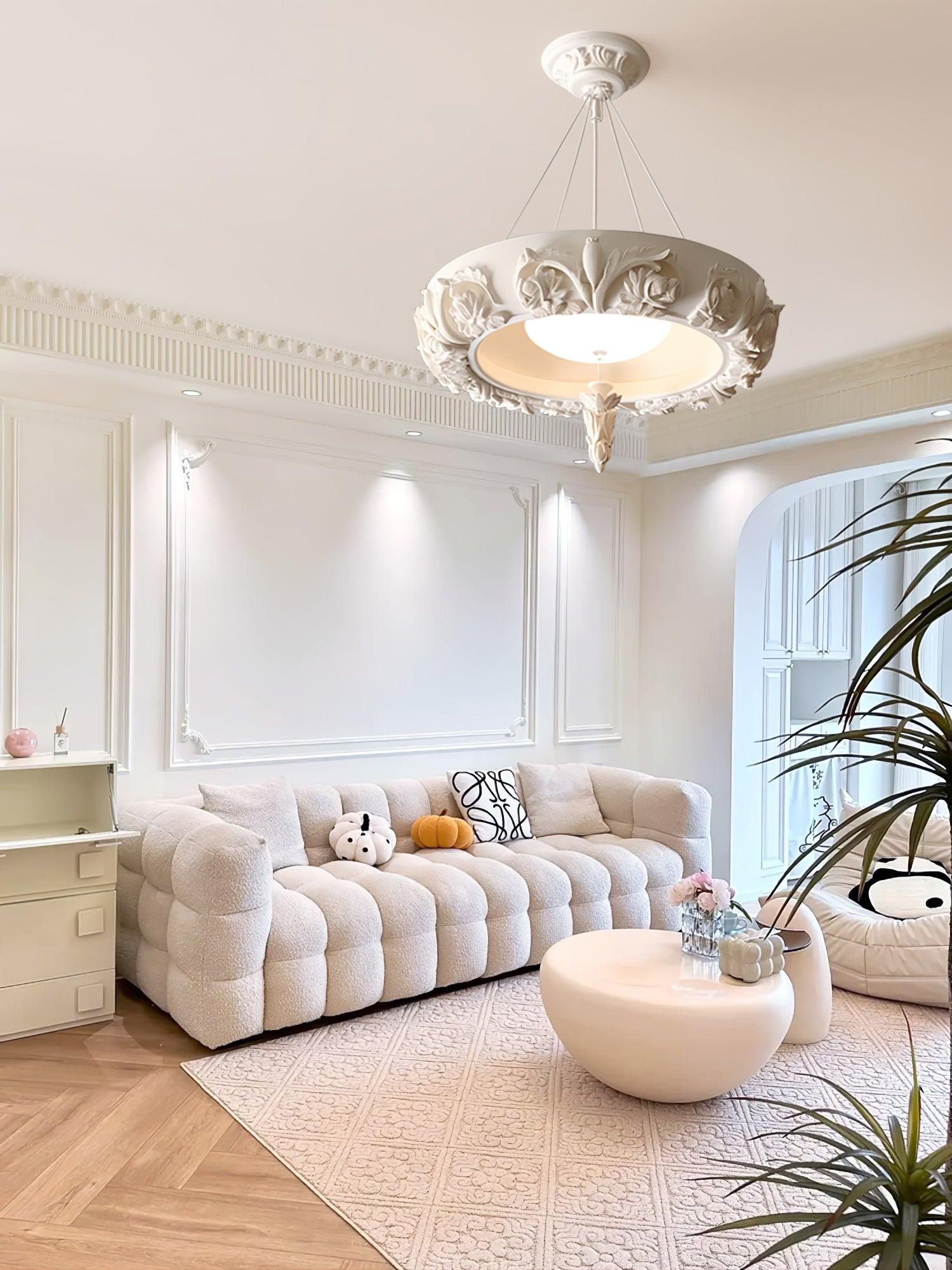 Artistic Carved Plaster Chandelier - Lumpaz