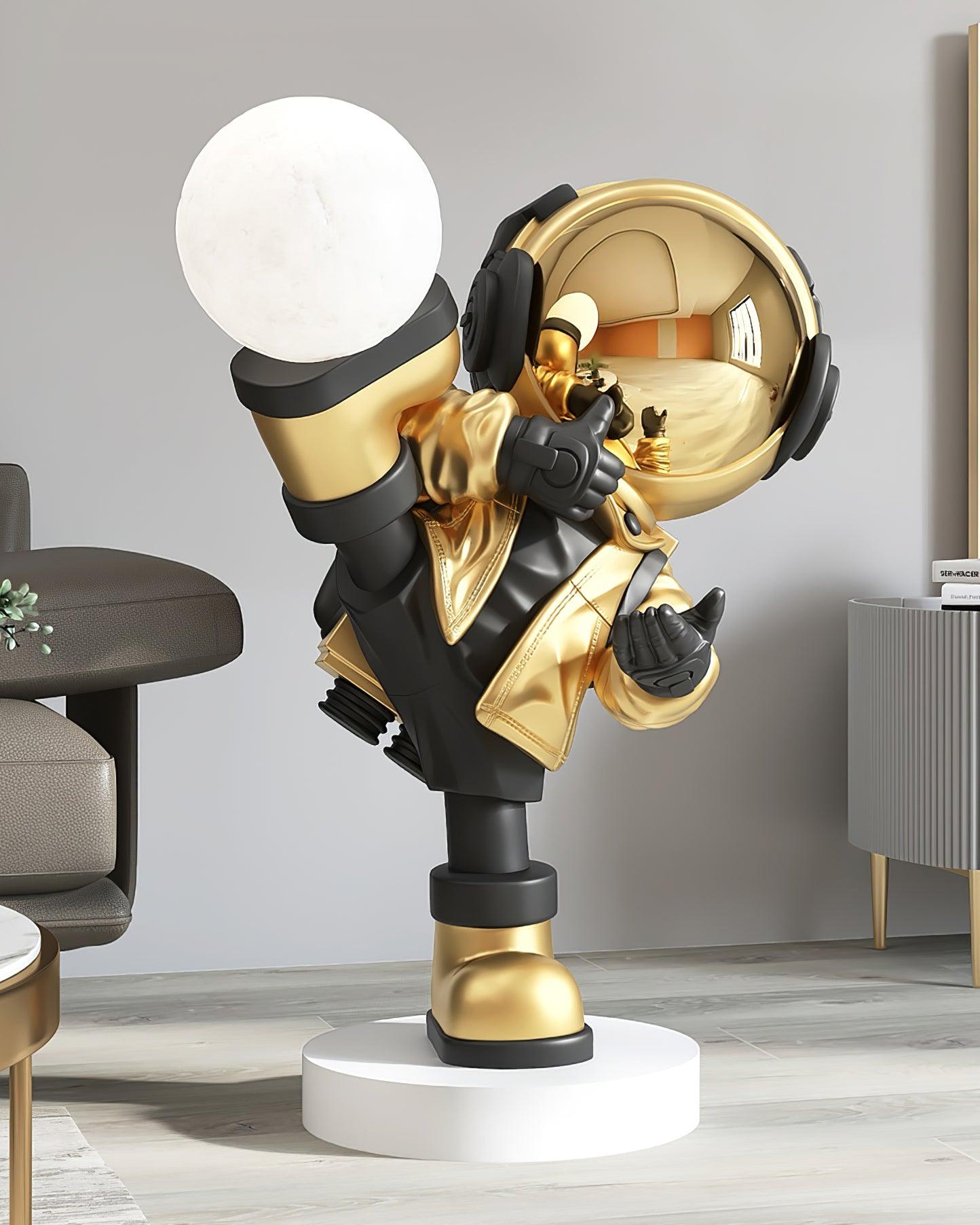 Effort Astronaut Built-in Battery Floor Lamp - Lumpaz