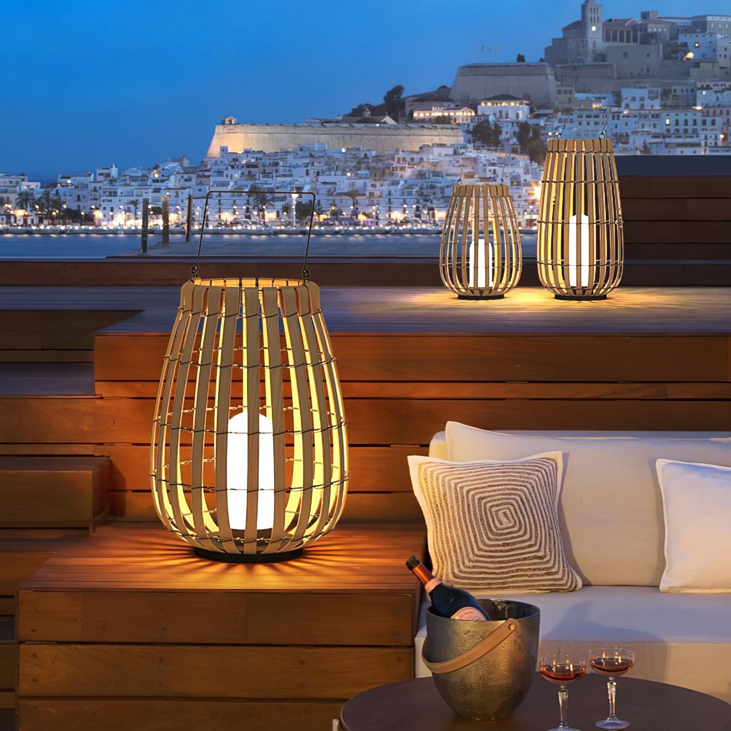 Tropic Braid Lantern Outdoor Lamp - Lumpaz