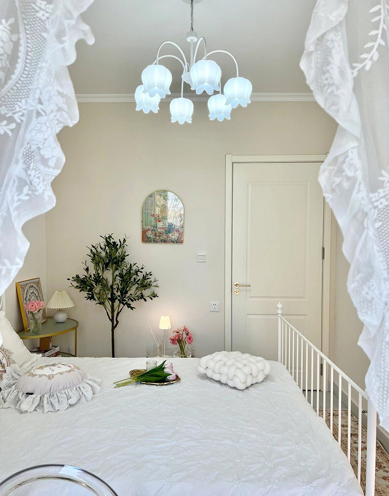 Curved Arm Bell Chandelier - Lumpaz