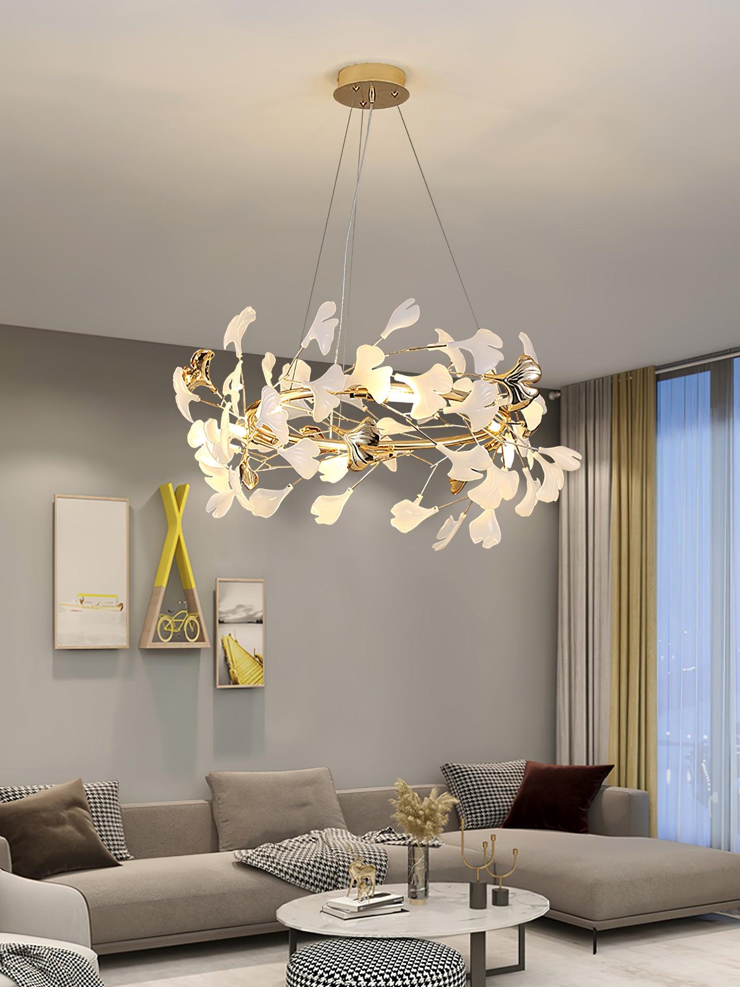 Gingko Chandelier T - Lumpaz