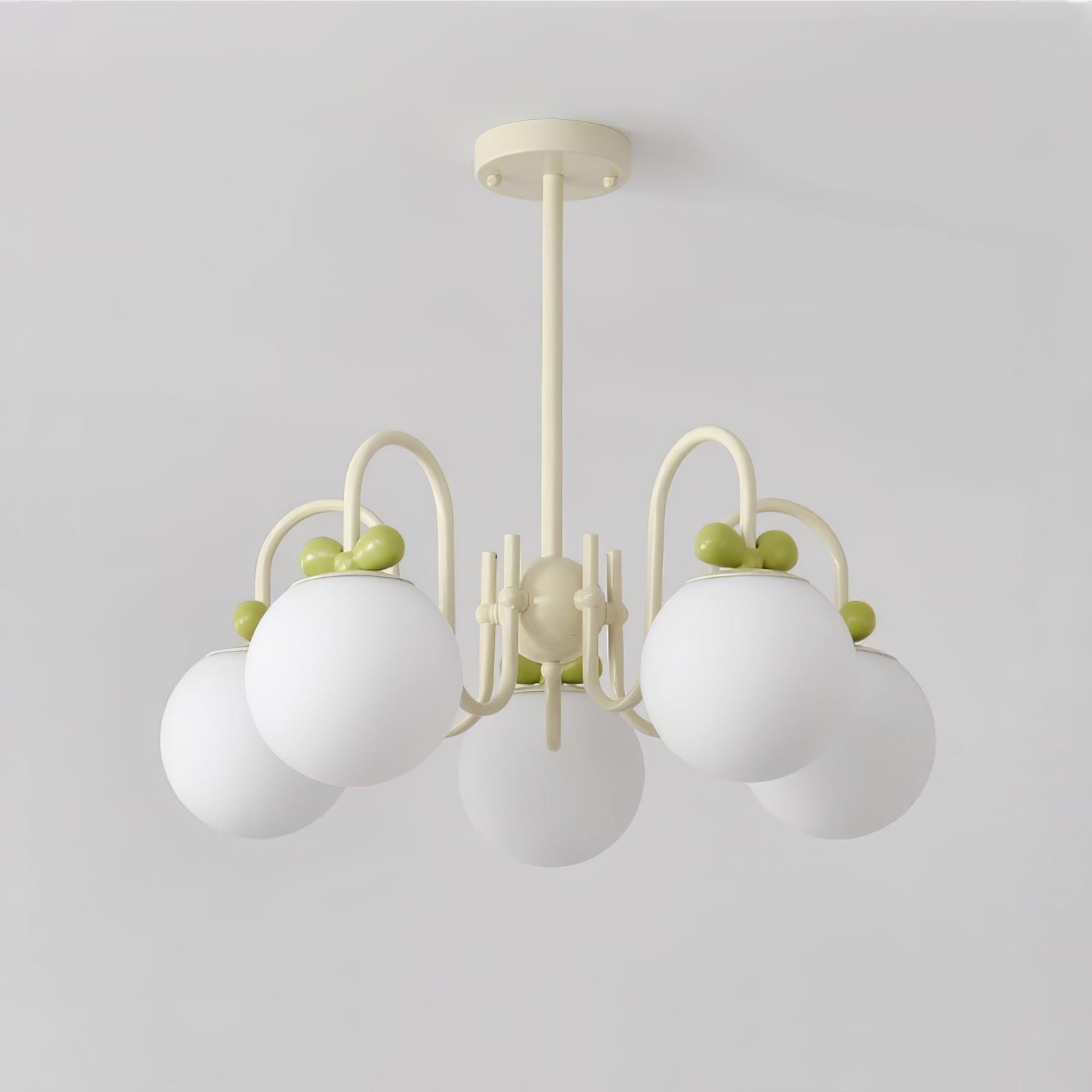 Cream Cherry Chandelier - Lumpaz