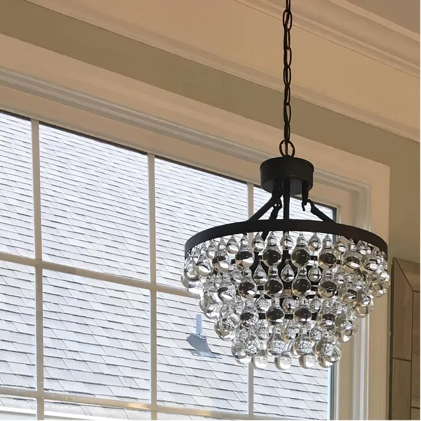 Unique Tiered Crystal Chandelier - Lumpaz