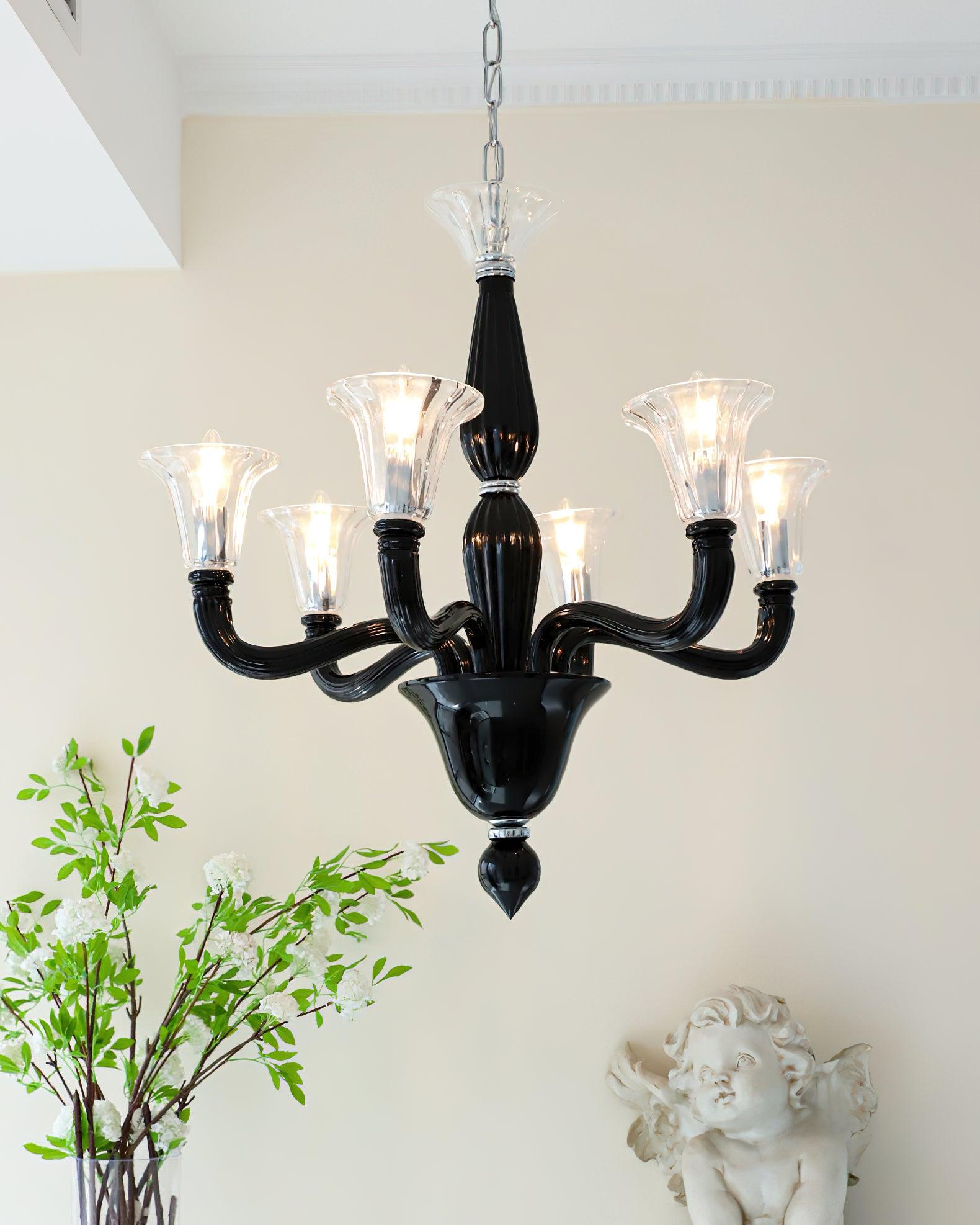 Murano Candle Chandelier - Lumpaz