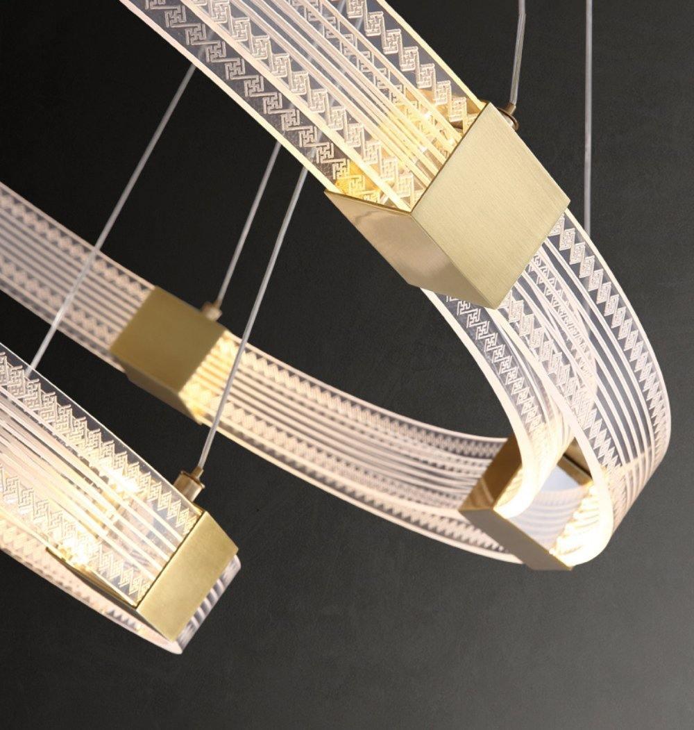 Parallel Ring LED Chandelier - Lumpaz