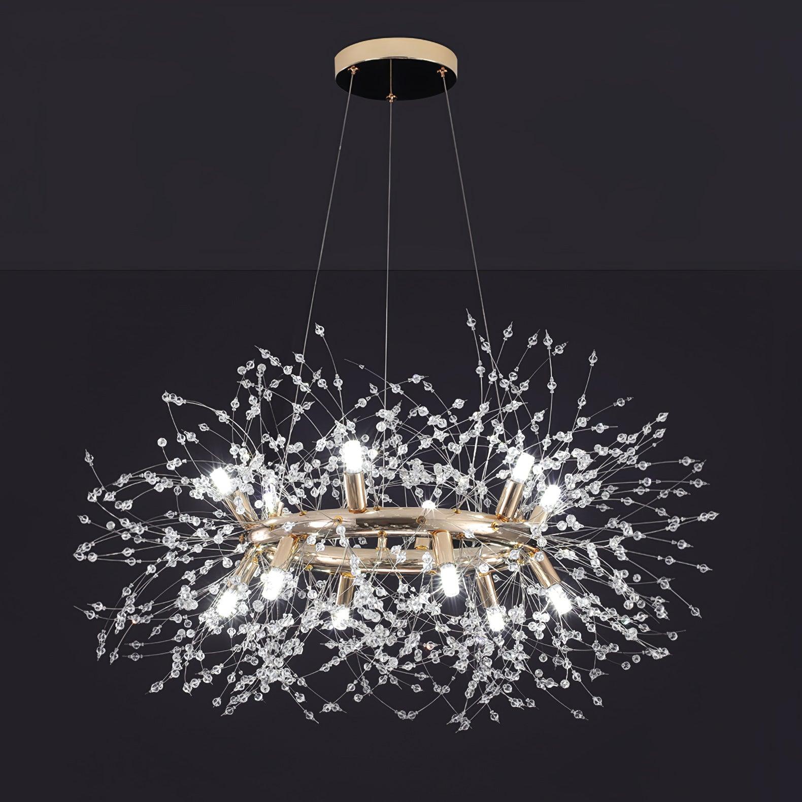 Dandelion Round Chandelier - Lumpaz