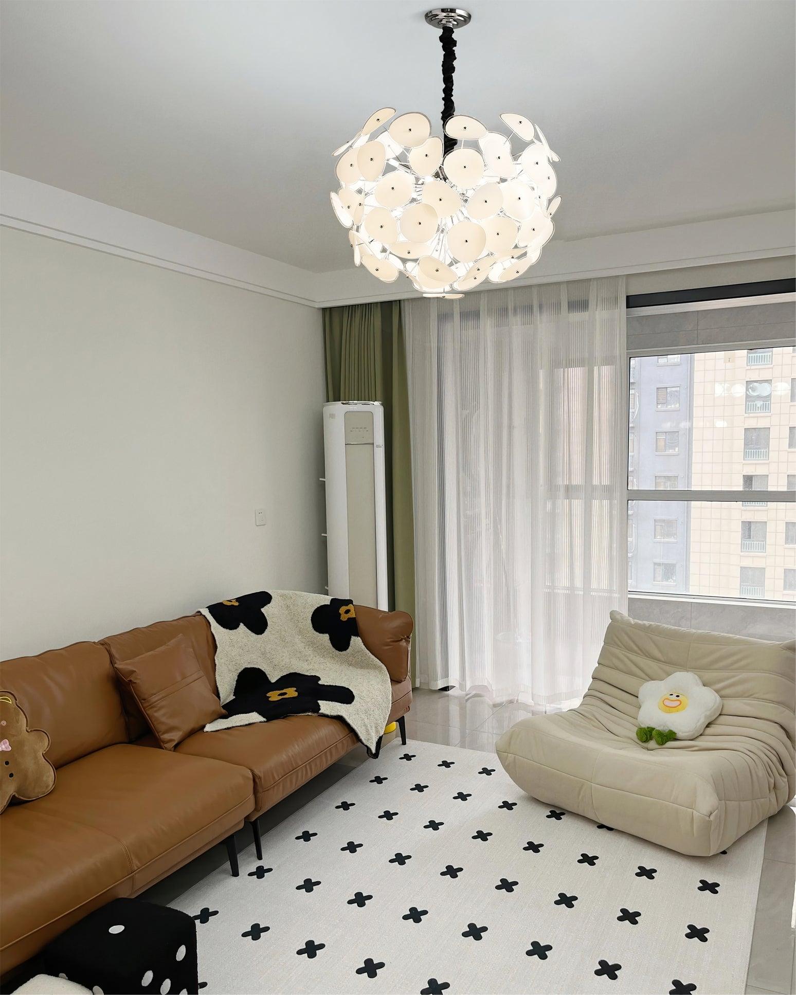 Poppy Glass Chandelier - Lumpaz