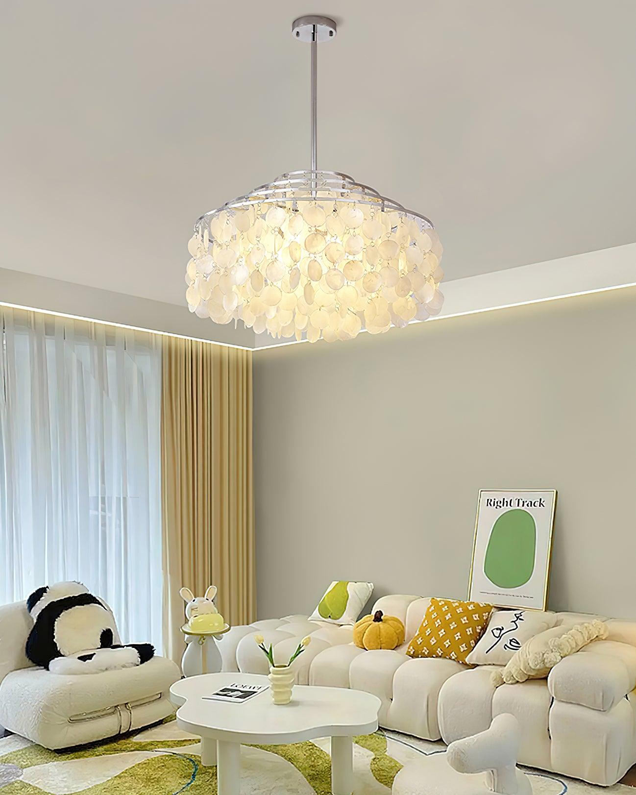 Round Shell Chandelier B - Lumpaz