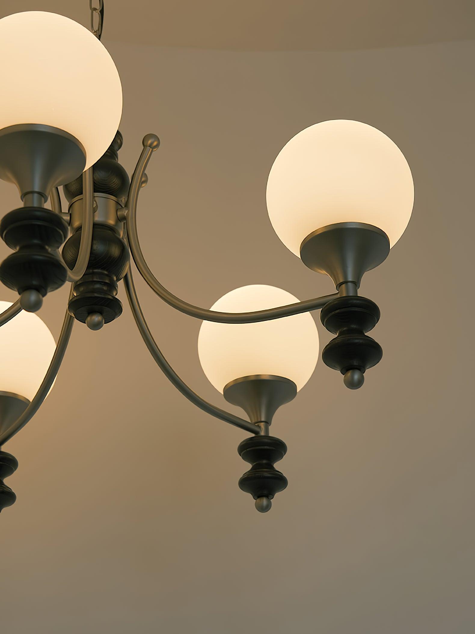 Tina Wooden Chandelier - Lumpaz