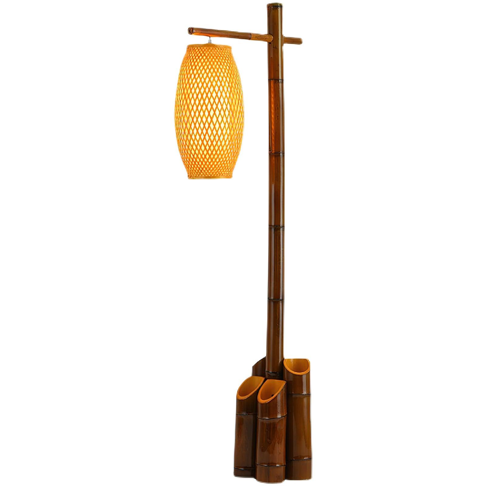 Zen Bamboo Tube Floor Lamp - Lumpaz