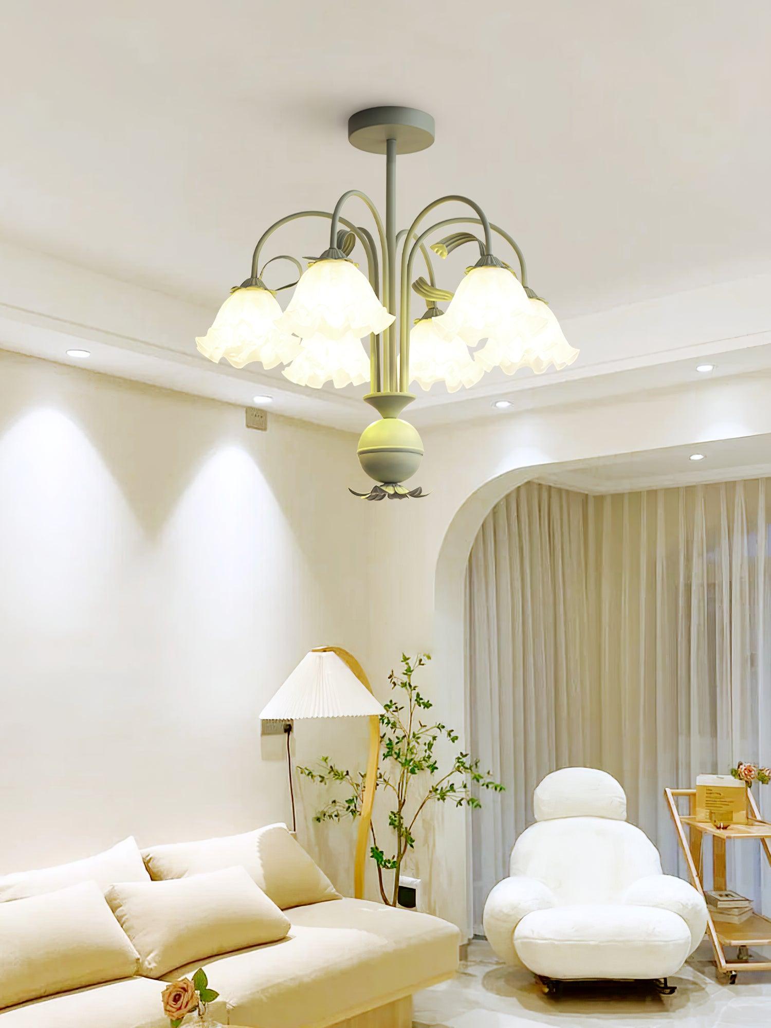 Bell Orchid Chandelier - Lumpaz