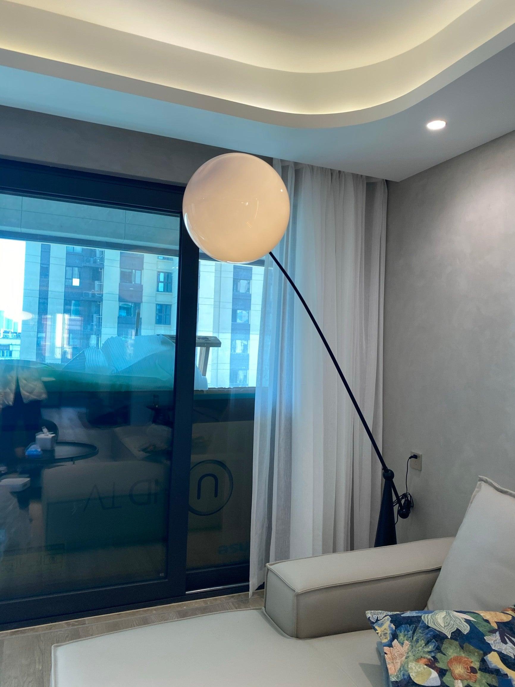 Opal Arc Floor Lamp - Lumpaz