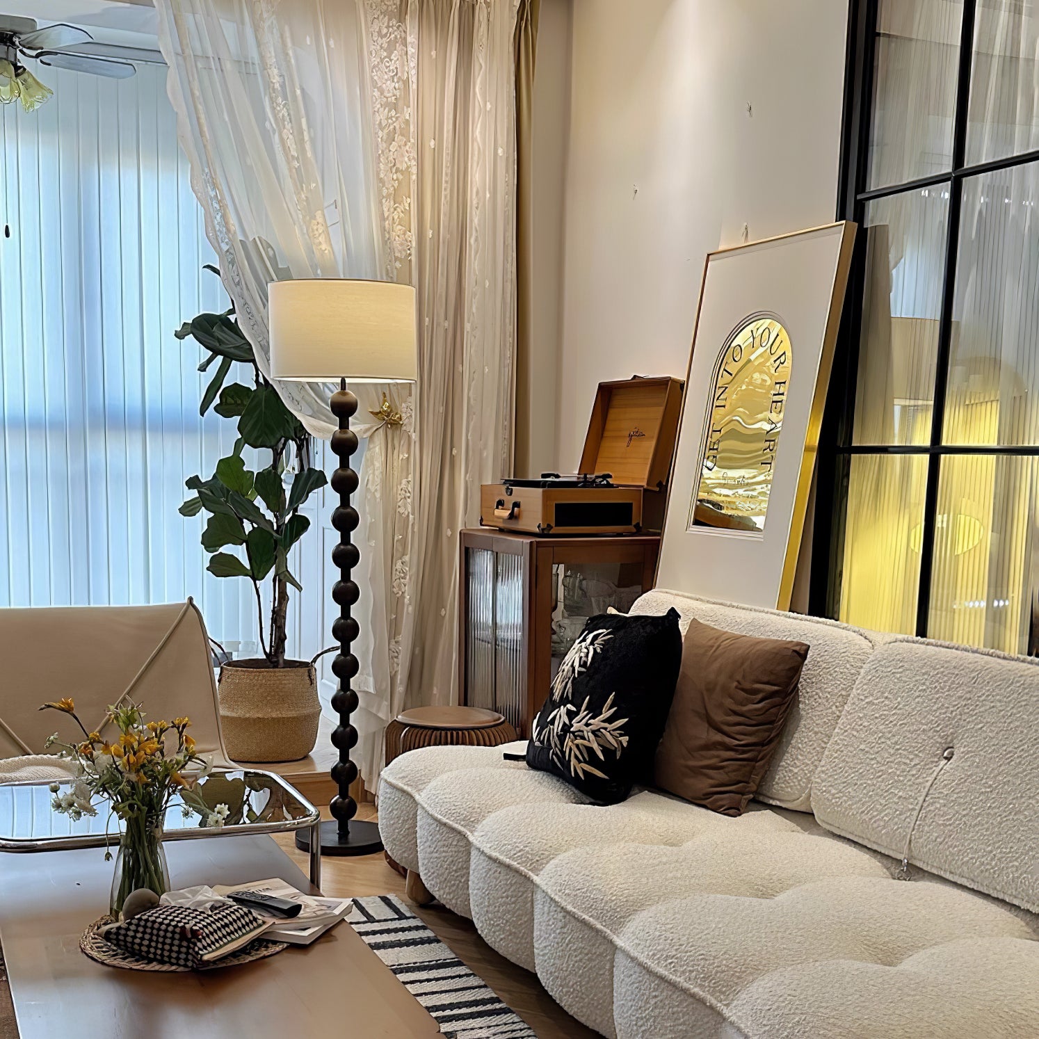 Hugo Barbell Floor Lamp - Lumpaz