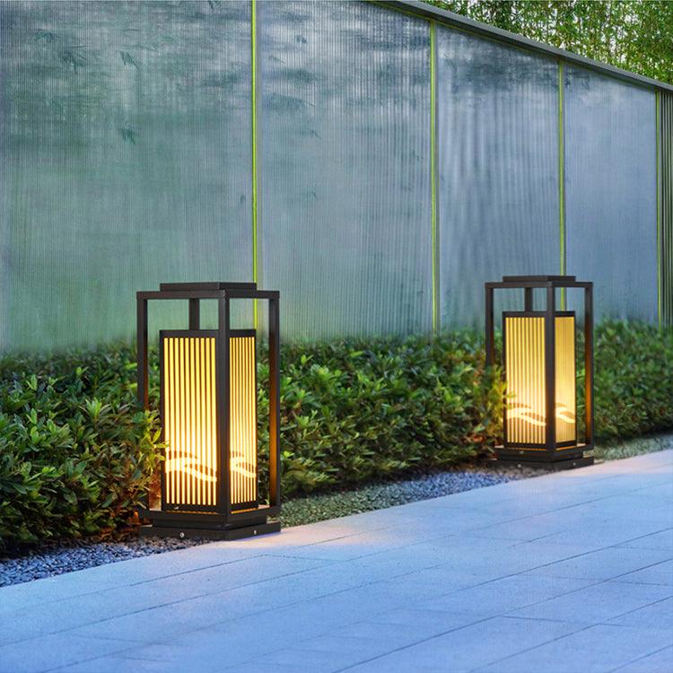 Modern Square Cage Garden Light - Lumpaz